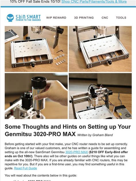 sainsmart 3020 laser setup